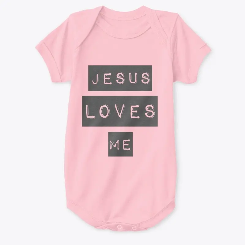 Original "Jesus loves me" onesie 