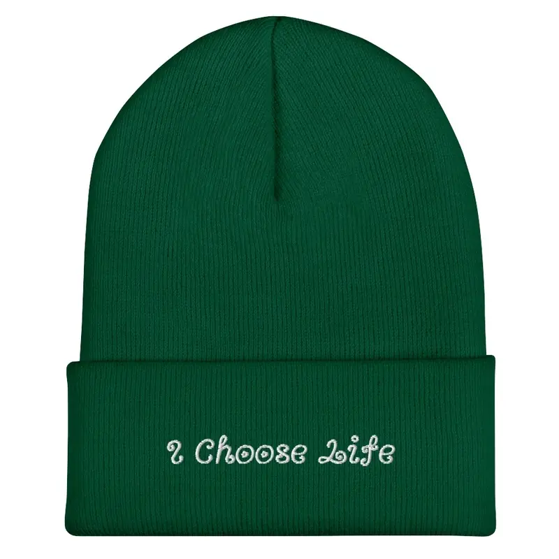 Original "I Choose Life" beanie